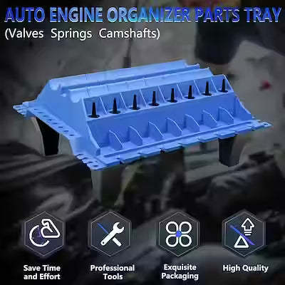 Cylinder Head Component Organizer for Engine Repair