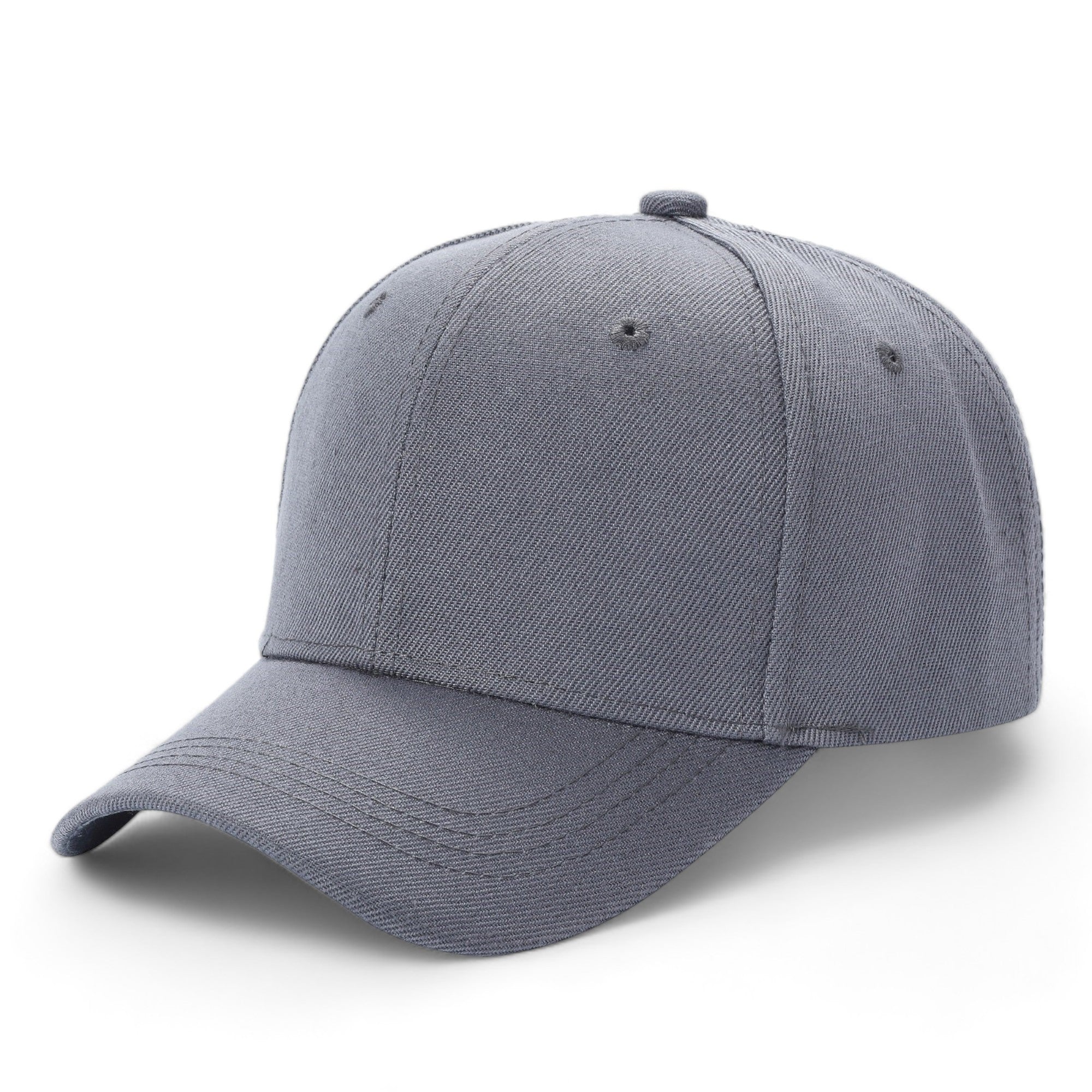 Unisex Premium Adjustable Baseball Cap – Solid Plain Color with Curved Visor