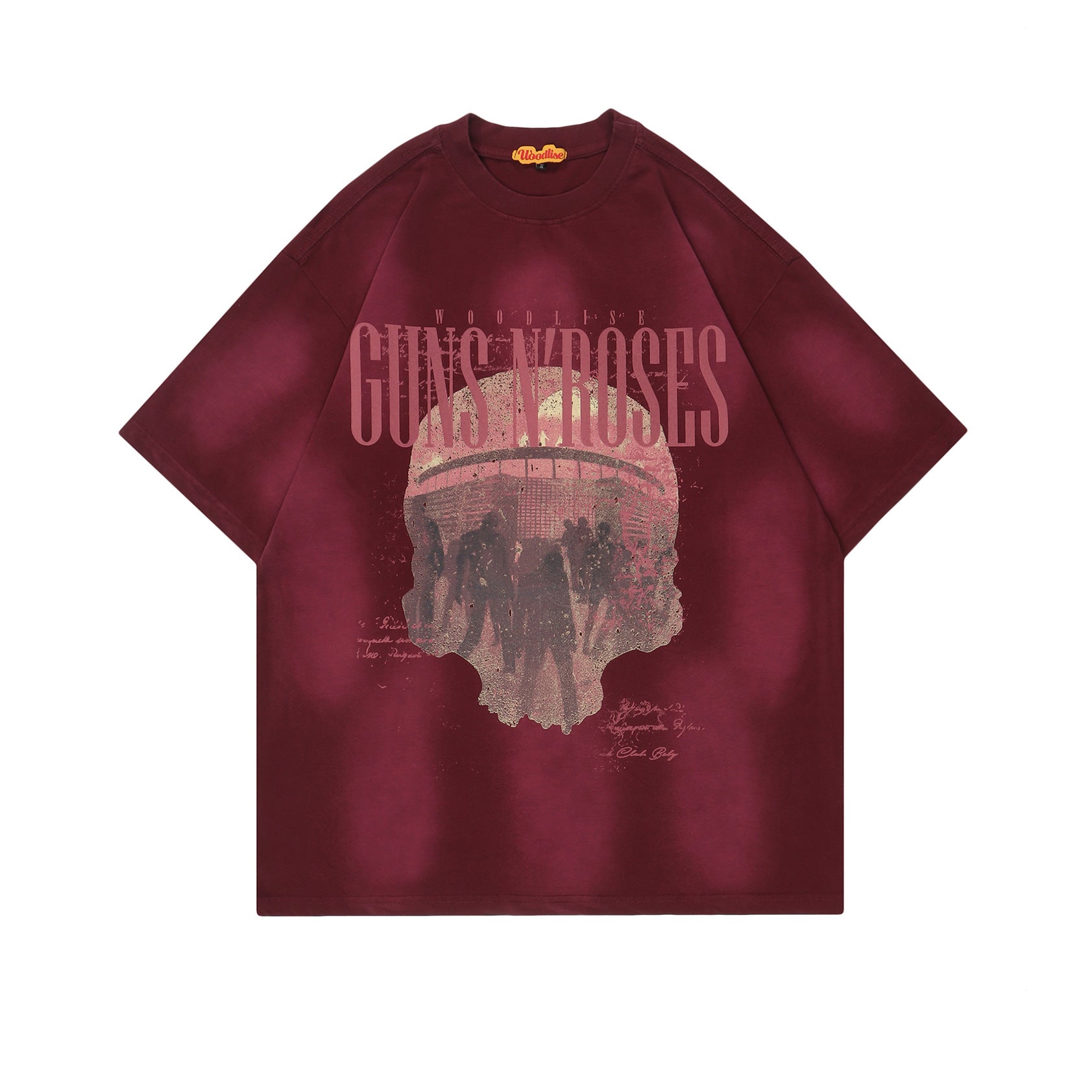 Retro Spray Color Short-Sleeve Graphic Tee