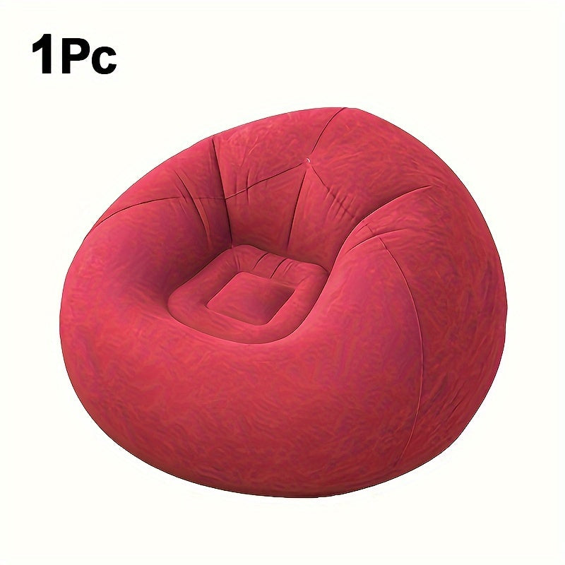 Soft Comfortable Soybean Bean Bag Chair – Inflatable Sofa for Indoor and Outdoor Use
