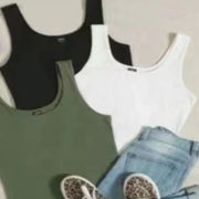 3-Piece Solid Color Vest Set – Light, Slim-Fit Korean Style