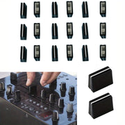 Set of 20 Black DJ Fader Sliders – 20 × 9 × 15 mm