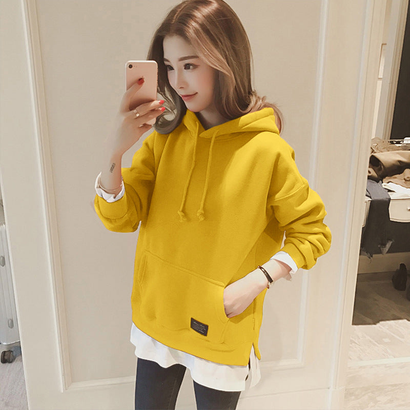 Women's Lightweight Hooded Cotton Casual Sweatshirt