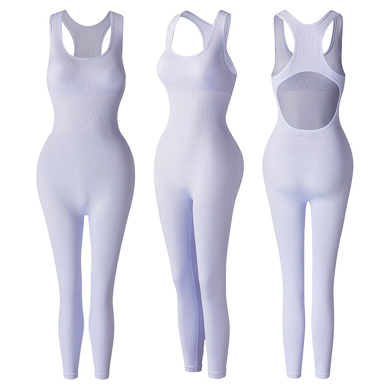 Women's Long Sleeve Shaping Yoga Jumpsuit