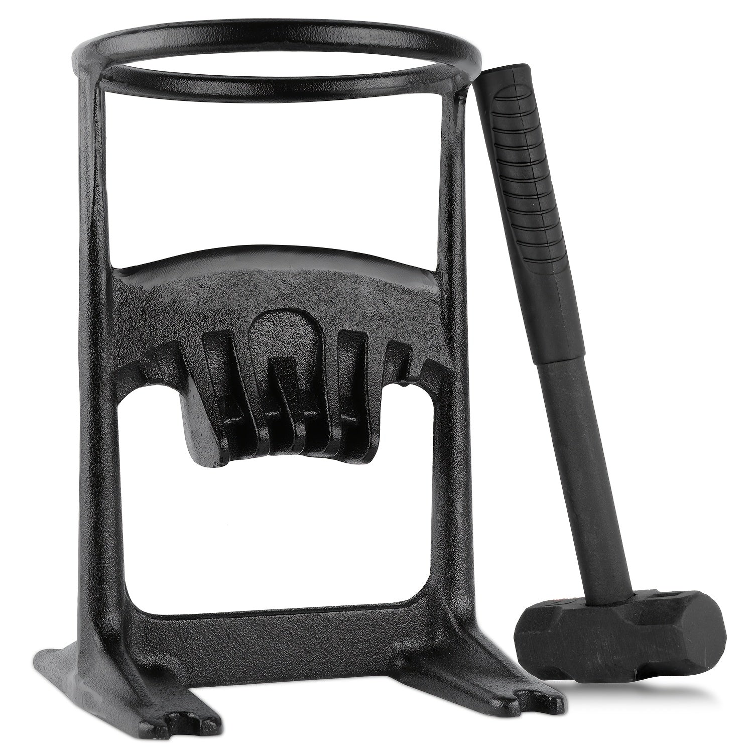 Heavy‑Duty Cast Iron Kindling Splitter XL – One‑Piece Design, 10.2‑inch Diameter, 18 lb
