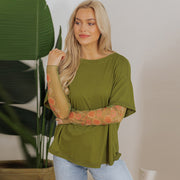 Lightweight Summer Pullover Top – Loose Fit, Mesh Detail
