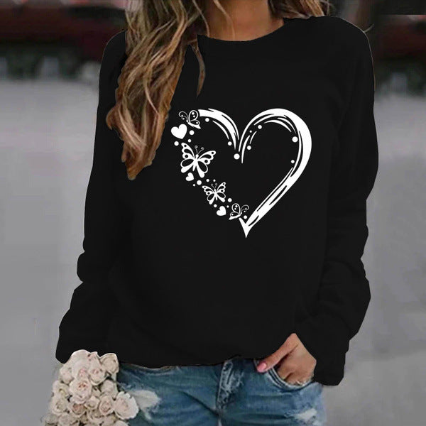 Women's Casual Corduroy Loose Pullover Sweatshirt