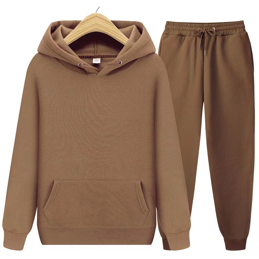 Cozy Solid Color Knit Sweater & Long Pants Set