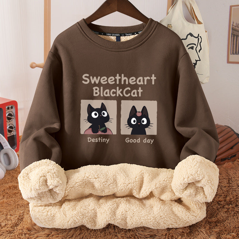 Women's Fleece-Lined Hooded Berber Winter Coat