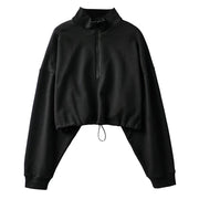 Chic Solid Color Slimming Lapel Top
