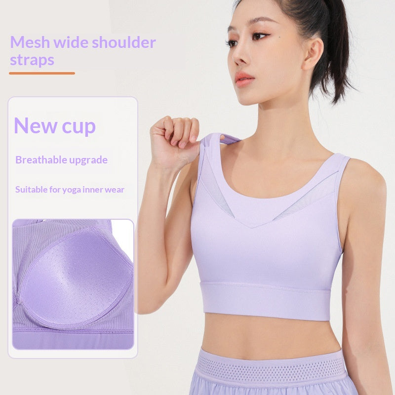 Lightweight Anti-Shock Running & Yoga Vest – Breathable, Adjustable