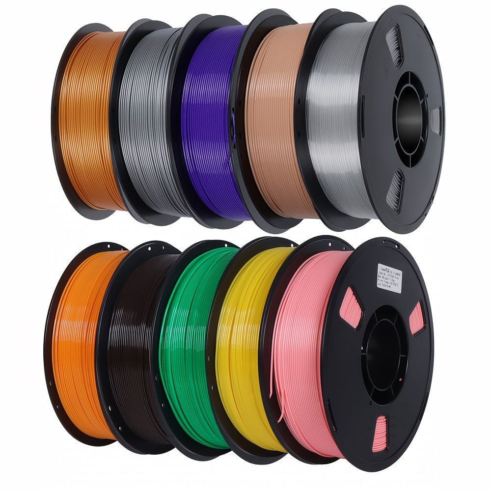 PLA Filament 1.75 mm – 1 kg Spool – High‑Purity Plastic for FFF/FDM 3D Printing – Suitable for Hobbyists and Schools