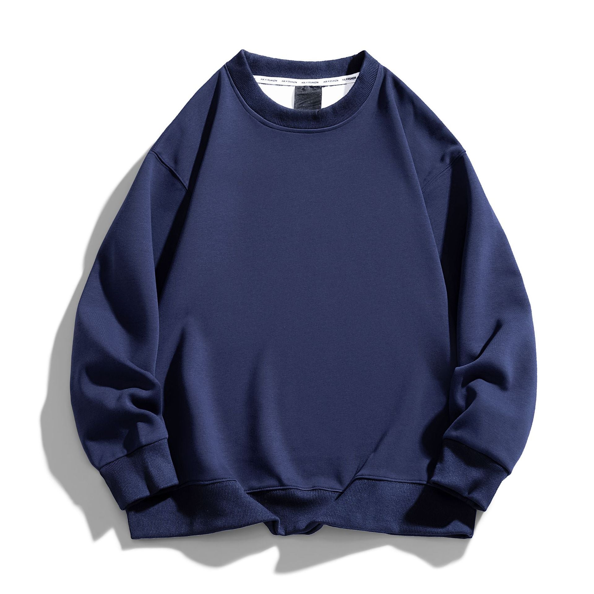 Plus Size Casual Round Neck Sweater & Pants Lounge Set