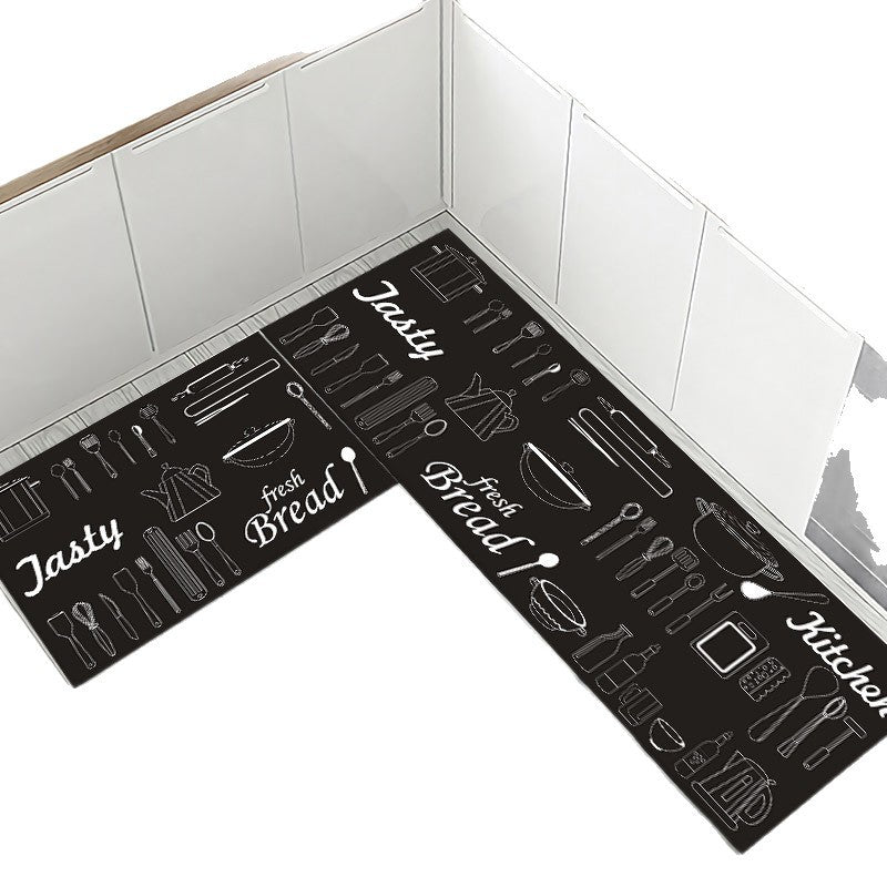 Kitchen Quick-drying Oil- and Water-absorbent Non-slip Floor Mat