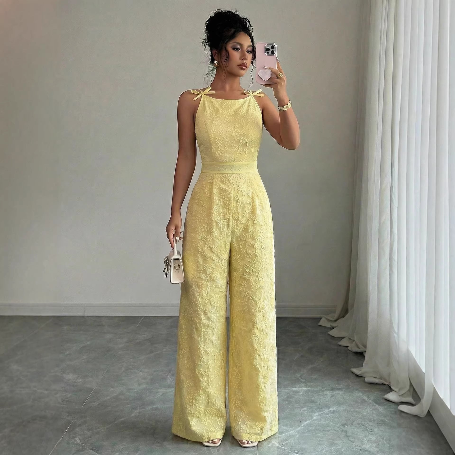 Elegant Off-Shoulder Wide-Leg Jumpsuit