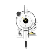 Modern Geometric Deer Wall Clock