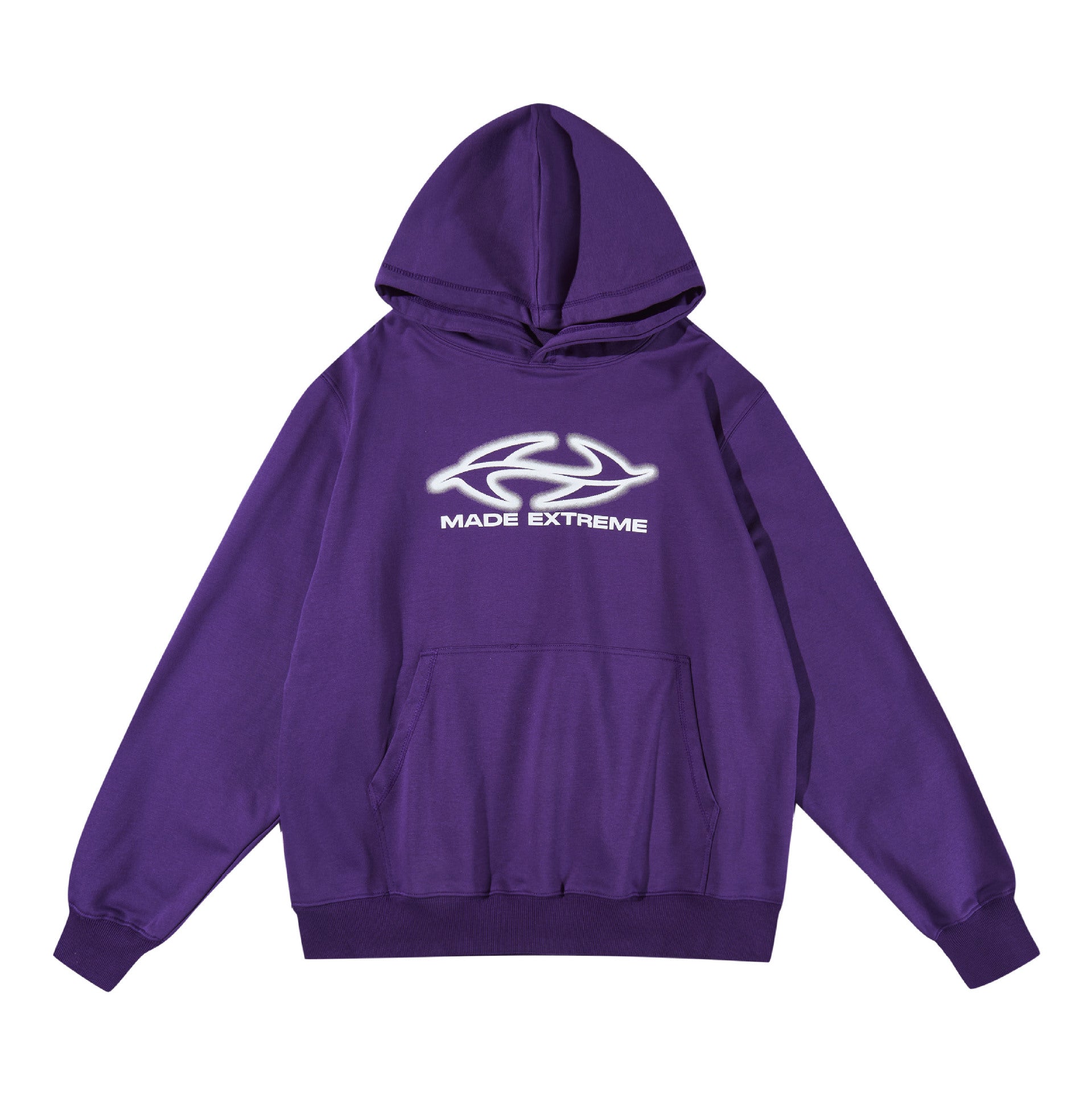 Oversized Graphic Letter Printed Hoodie for Women