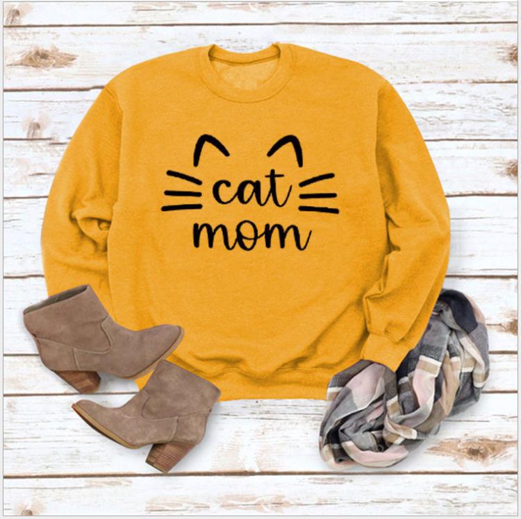 Chic Letter Print Loose Long Sleeve Casual Sweater