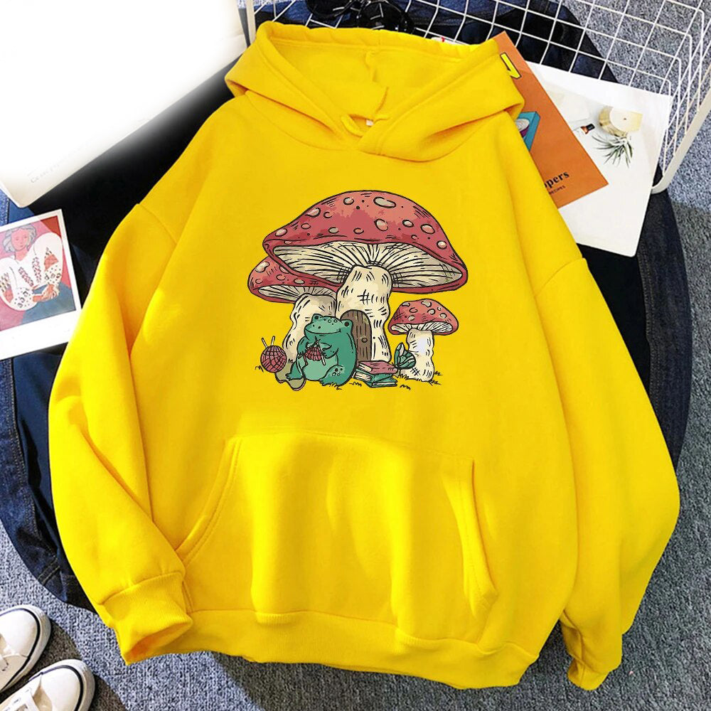 Cozy Letter Print Kangaroo Pocket Drawstring Hoodie