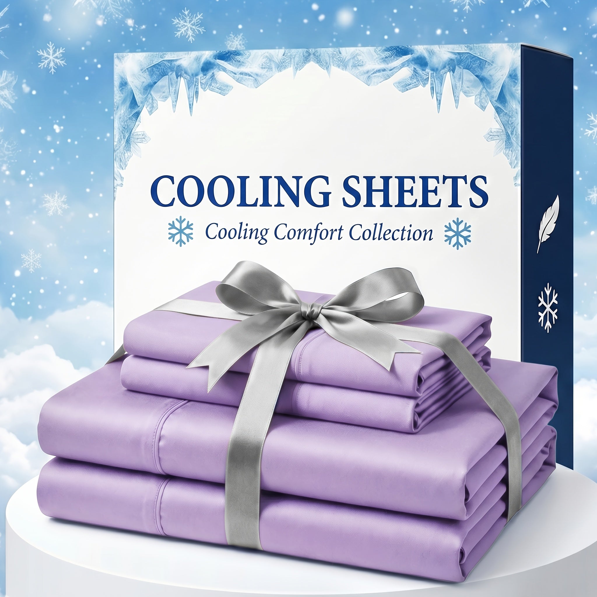 Bamboo Fiber Bed Sheet Set with Extra Deep Pockets - Breathable and Cooling