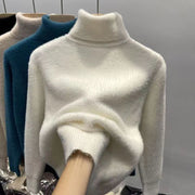 Inner Thickened Fleece-lined Top Sweater