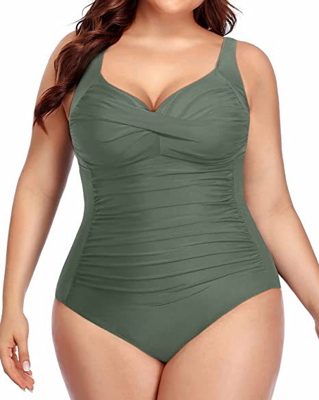 Women's Plus Size One-Piece Swimsuit
