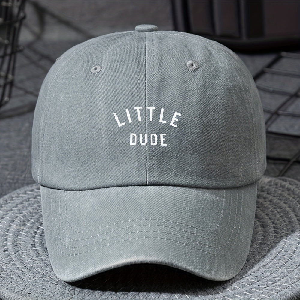 Printed Washed Vintage Baseball Cap for Kids
