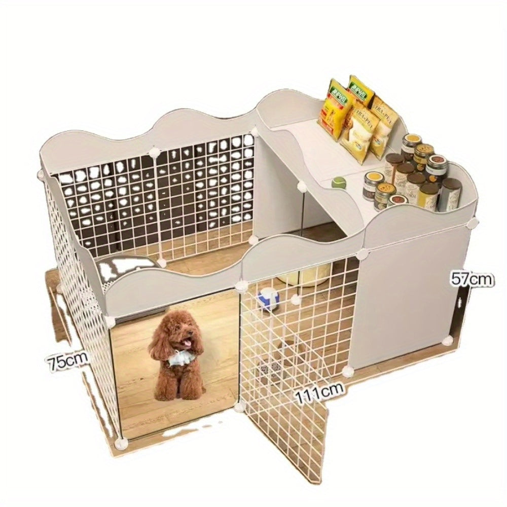 Dog Fence Kit Safe And Flexible Pet Fence For Small Pets Small Animal Fence Guinea Pig Rabbit Villa Fence Cube Wire Shelf