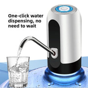 Rechargeable Electric Water Bottle Pump – Automatic One‑Touch Dispenser for 5‑Gallon (4.99 gal) Portable Jug – Home and Office Use