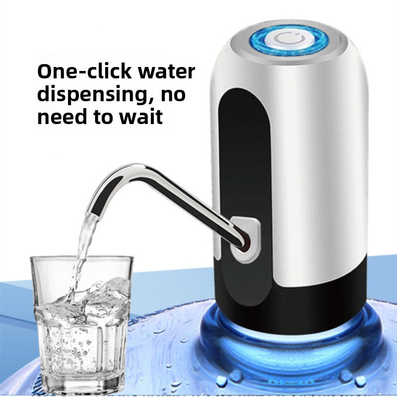 Rechargeable Electric Water Bottle Pump – Automatic One‑Touch Dispenser for 5‑Gallon (4.99 gal) Portable Jug – Home and Office Use