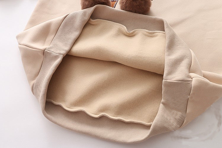 Loose Versatile Hooded Jacket For Junior High School Students In Autumn And Winter