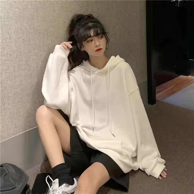 Sweater Men's And Women's Autumn And Winter Drop Feel Milk Apricot Oversize Loose