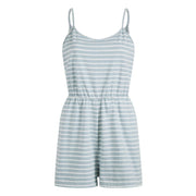 Casual Cotton Striped Spaghetti Straps Jumpsuit