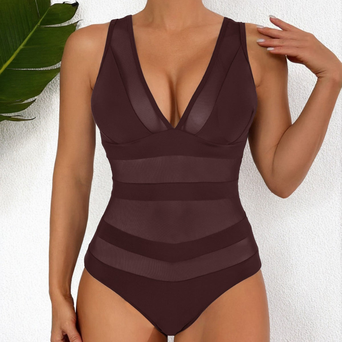 Sexy Cutout One-Piece Swimsuit for Beach & Pool