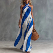 Women's Solid Loose Casual Maxi Dress