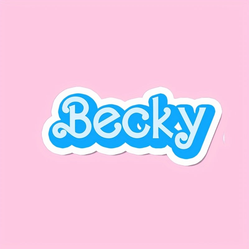 Custom Name Stickers for Water Bottles, Tumblers, and Laptops