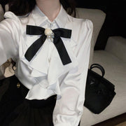 Women's Bow Blouse Top