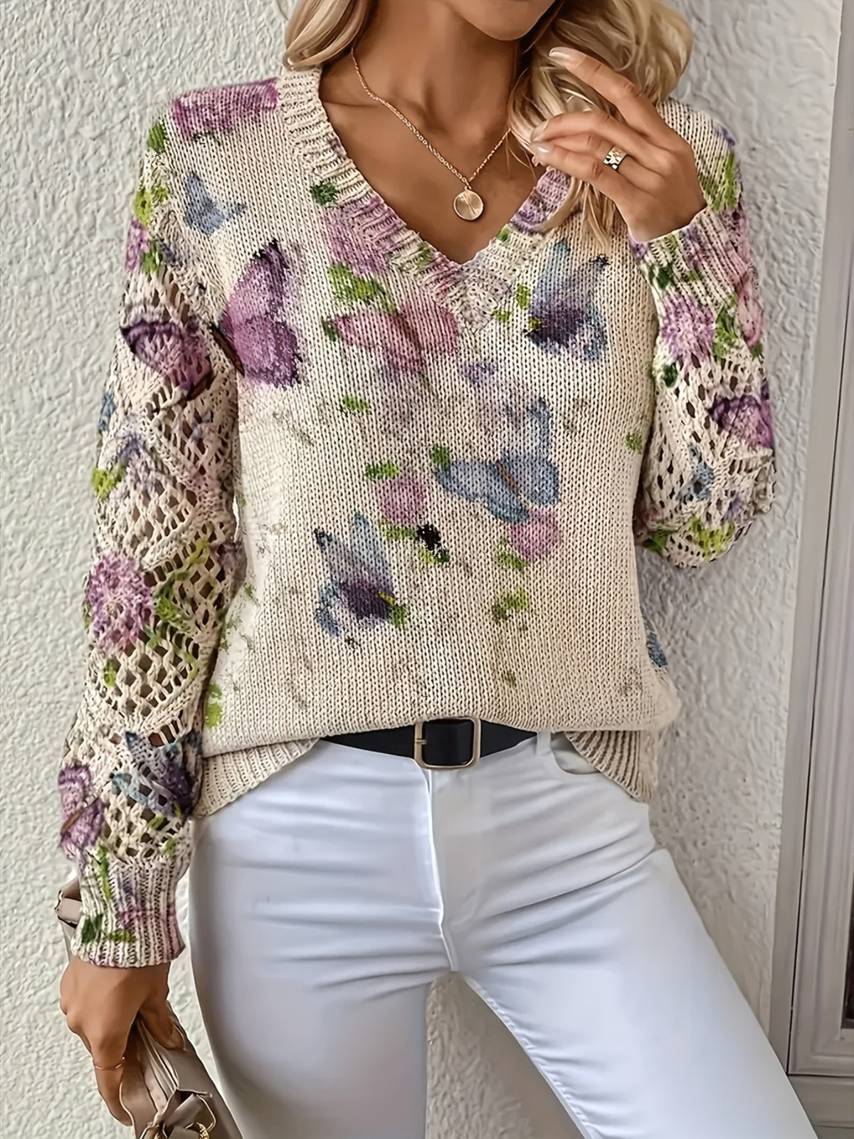 Pullover Long Sleeve Spring and Autumn Sweater