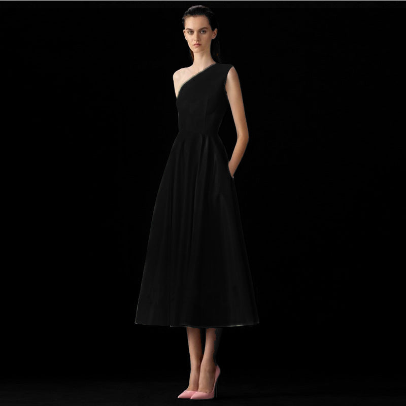 High-end Luxurious Petite Evening Dress for Birthdays Parties and Banquets