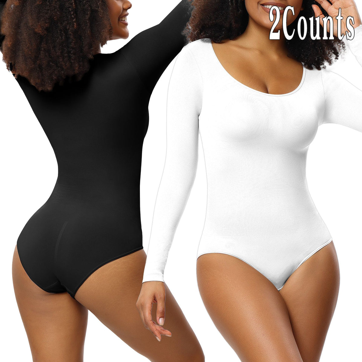 Seamless Long Sleeve Body Shaping Corset Jumpsuit
