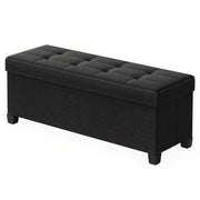 Folding Storage Ottoman Bench for Living Room And Bedroom, 43. 2 X 15. 5 X 15. 2 Inches