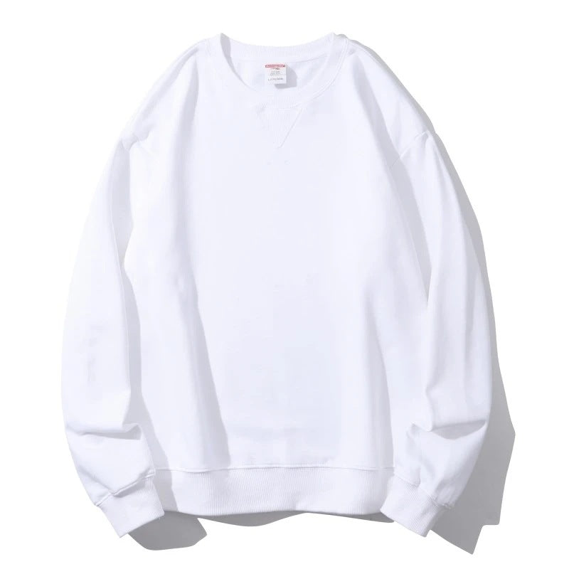Men's Heavy Cotton Terry Crewneck Pullover Sweater