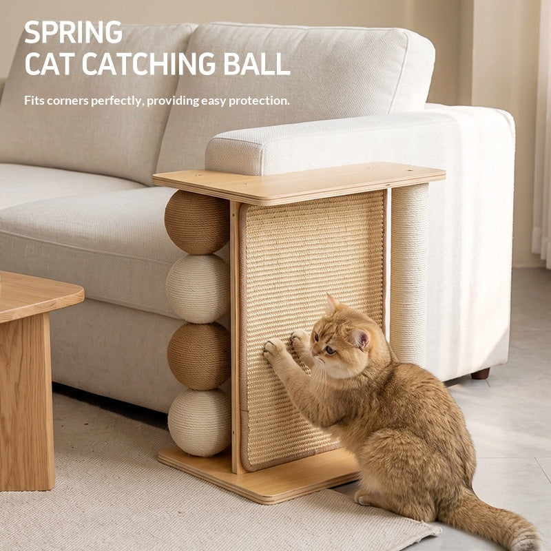 Durable Cat Tree Scratcher Combo - Chip Resistant