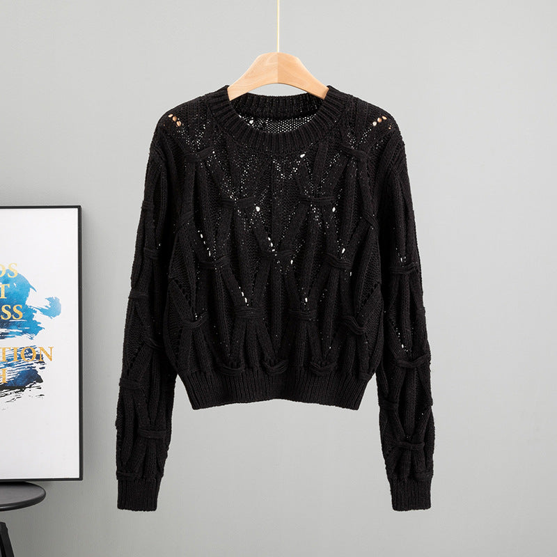 Thickened Korean Style Twist Thread Thermal Sweater