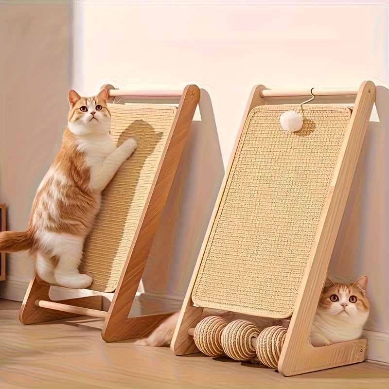 1pc Sisal Rope Scratching Board - Durable, No-clutter Design For Sofa Safety, Perfect Gift For S And Dogs, Ideal For Exercise And Rest, Dog Scratching Post, Sisal Rope Material