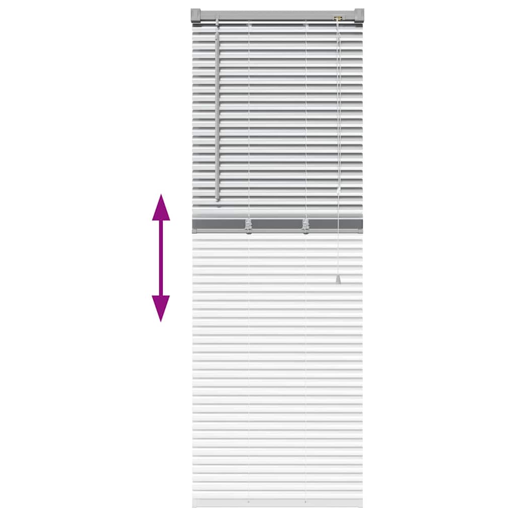 Window Blind with Curtains, Silver; Window Blind with
