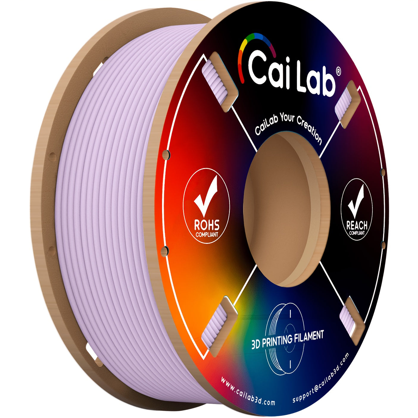PLA Matte 3D Printer Filament – 1.75 mm, 200 g, Solid Color, Non‑Glossy Finish
