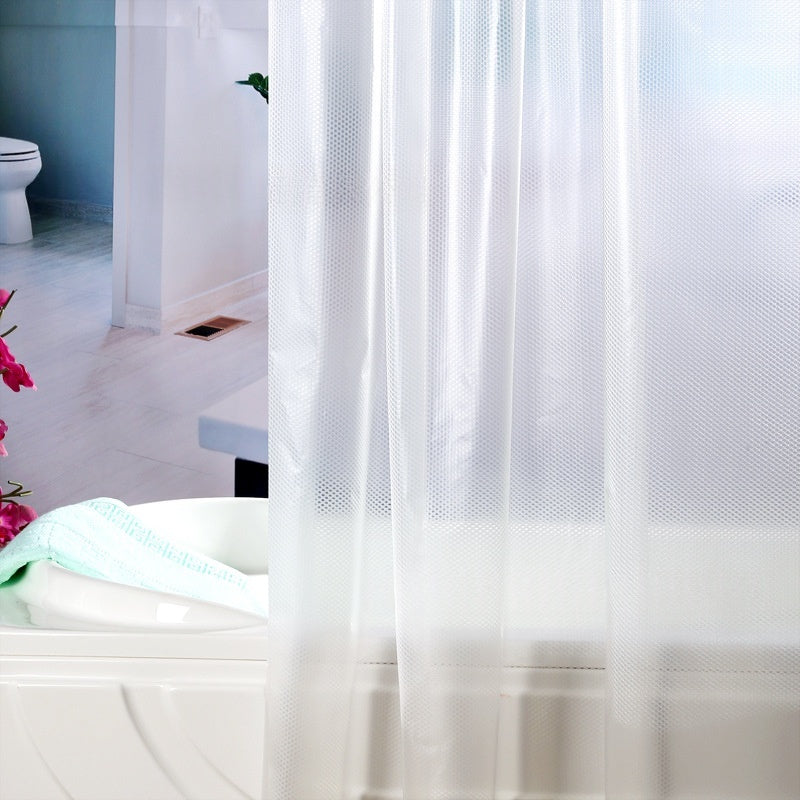 Punch-free Bathroom Partition Curtain