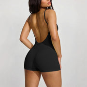 Women's Casual Strap Yoga Jumpsuit Stretchy Romper