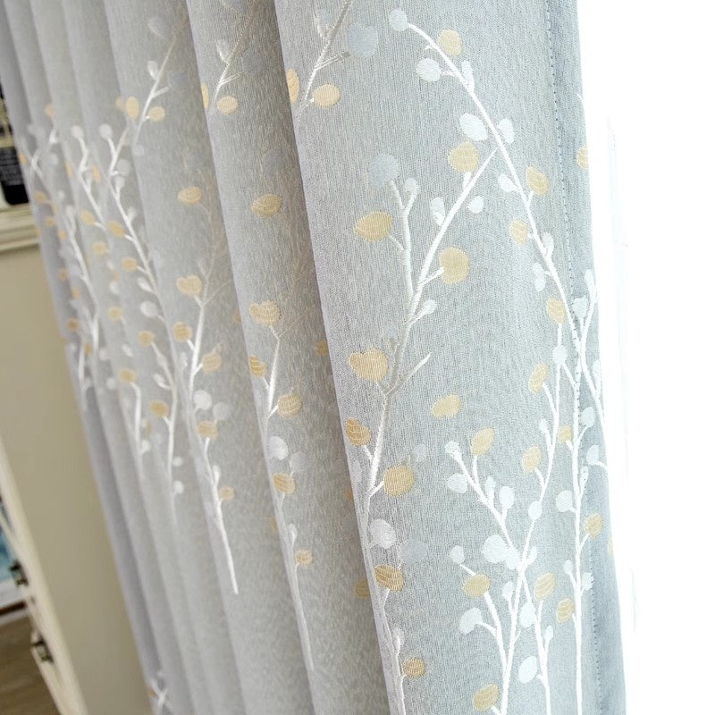 Ready-made Blackout Curtains Thickened Sun-blocking Fabric No Drilling Required Fully Hook-compatible